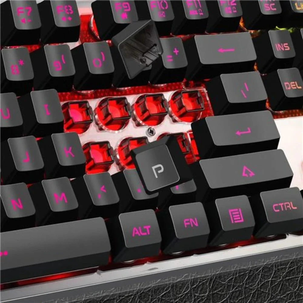 Gaming Keyboard and Mouse Combo, K1 LED Rainbow Backlit Keyboard with 104 Key